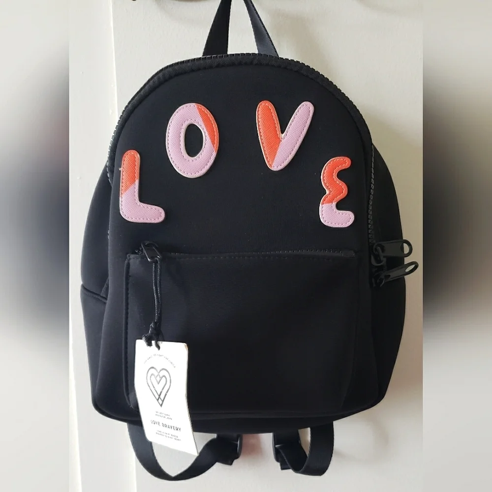 Love Mini Backpack Love Bravery Lady Gaga Elton John Macy's Exclusive NWT
